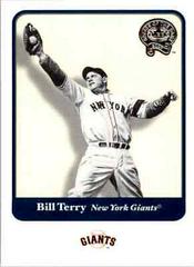 Bill Terry #100 Baseball Cards 2001 Fleer Greats Prices