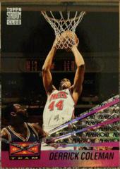 Derrick Coleman [Members Only] #7 Basketball Cards 1993 Stadium Club Beam Team Prices