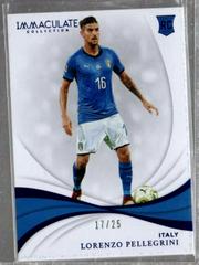 Lorenzo Pellegrini [Sapphire] Soccer Cards 2018 Panini Immaculate Prices