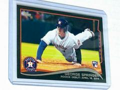 George Springer [Black] Baseball Cards 2014 Topps Update Prices