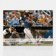 Ozzie Albies Baseball Cards 2018 Topps Now Prices