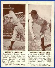Jimmy Ripple, Bucky Walters Baseball Cards 1941 Double Play Prices