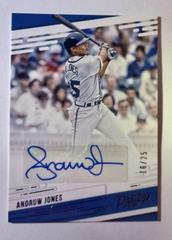 Andruw Jones [Purple] #PR-AJ Baseball Cards 2021 Panini Chronicles Prestige Autographs Prices