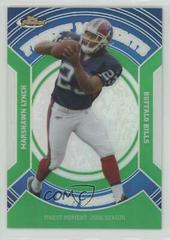 Marshawn Lynch [Green Refractor] Football Cards 2007 Topps Finest Moments Prices