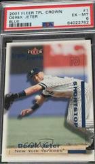 Derek Jeter [Blue] #1 Baseball Cards 2001 Fleer Triple Crown Prices