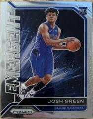 Josh Green Basketball Cards 2020 Panini Prizm Emergent Prices
