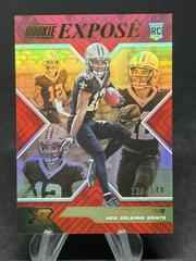 Chris Olave [Red] #RXP-8 Football Cards 2022 Panini XR Rookie Expose Prices