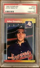 John Smoltz #642 Baseball Cards 1989 Donruss Prices
