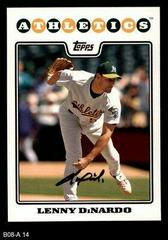 Lenny DiNardo #14 Baseball Cards 2008 Topps Prices