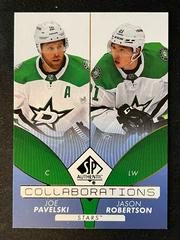 Joe Pavelski, Jason Robertson [Blue] #C-2 Hockey Cards 2022 SP Authentic Collaborations Prices