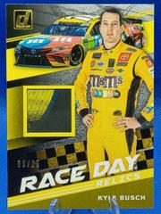 Kyle Busch [Gold] #RD-KY Racing Cards 2020 Panini Donruss Nascar Race Day Relics Prices