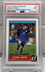 Lionel Messi [Silver Press Proof] Soccer Cards 2015 Panini Donruss Prices