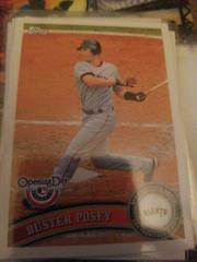Buster Posey #75 Baseball Cards 2011 Topps Opening Day Prices