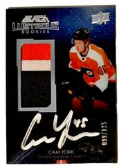 Cam York Hockey Cards 2021 SPx UD Black Lustrous Rookie Auto Patch Prices