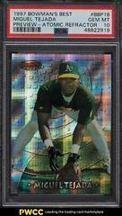 Miguel Tejada [Atomic Refractor] #BBP18 Baseball Cards 1997 Bowman's Best Preview Prices