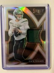 Zach Wilson #SS-11 Football Cards 2022 Panini Select Swatches Prizm Prices