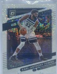 Karl Anthony Towns [White Sparkle] Basketball Cards 2021 Panini Donruss Optic Prices