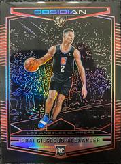 Shai Gilgeous Alexander [Red] #75 Basketball Cards 2018 Panini Obsidian Prices