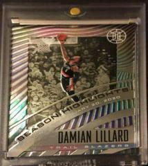 Damian Lillard #9 Basketball Cards 2019 Panini Illusions Season Highlights Prices