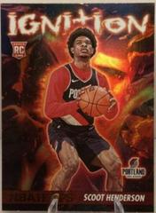 Scoot Henderson [Holo] #22 Basketball Cards 2023 Panini Hoops Ignition Prices
