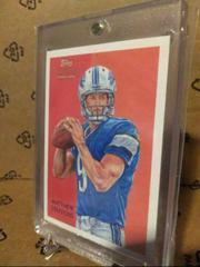Matthew Stafford #C37 Football Cards 2009 Topps National Chicle Prices
