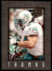 Zach Thomas [Pewter] #58 Football Cards 1996 Ultra Sensations Prices