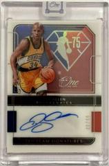 Ray Allen Basketball Cards 2021 Panini One and One 75th Team Signatures Prices