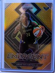 Arike Ogunbowale [Gold] #3 Basketball Cards 2022 Panini Prizm WNBA Emergent Prices