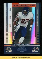Muhsin Muhammad #18 Football Cards 2005 Playoff Contenders Prices