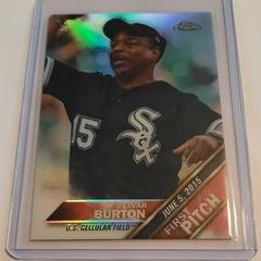 LeVar Burton Baseball Cards 2016 Topps Chrome First Pitch Prices
