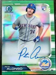 Pete Alonso [Green Refractor] #CRA-PA Baseball Cards 2019 Bowman Chrome Rookie Autographs Prices