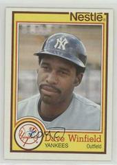 Dave Winfield #6 Baseball Cards 1984 Topps Nestle Dream Team Prices