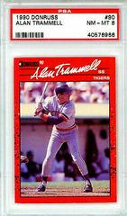 Alan Trammell #90 Baseball Cards 1990 Donruss Prices