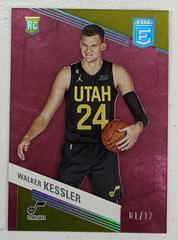 Walker Kessler [FOTL Pink] #216 Basketball Cards 2022 Panini Donruss Elite Prices