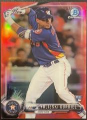 Yulieski Gurriel [Rookies Red Refractor] #29 Baseball Cards 2017 Bowman Chrome Mini Prices