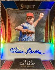 Steve Carlton [Tri Color] #SS-SC Baseball Cards 2022 Panini Select Selective Signatures Prices