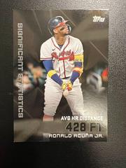 Ronald Acuna Jr. [Black] #SS-6 Baseball Cards 2023 Topps Significant Statistics Prices