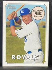 Salvador Perez [Color Swap] Baseball Cards 2018 Topps Heritage Prices