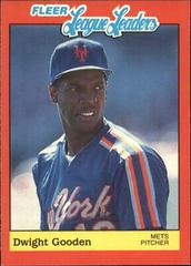 Dwight Gooden Baseball Cards 1989 Fleer League Leaders Prices