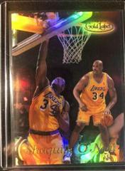 Shaquille O'Neal Basketball Cards 1998 Topps Gold Label Prices
