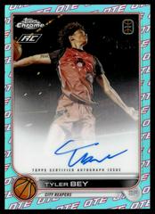 Tyler Bey [Aqua] #CA-TB3 Basketball Cards 2022 Topps Chrome OTE Overtime Elite Autographs Prices