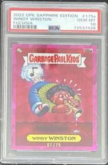 Windy WINSTON [Padparadscha] #175a Garbage Pail Kids 2022 Sapphire Prices