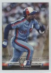 Tim Raines [Gold] Baseball Cards 2018 Topps Update Salute Prices