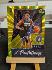 Anthony Edwards [Yellow Laser] #1 Basketball Cards 2020 Donruss Great X-Pectations Prices