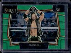AJ Styles [Green] #248 Wrestling Cards 2023 Panini Select WWE Prices