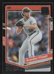 Brandon Pfaadt #3 Baseball Cards 2023 Panini Chronicles Clearly Donruss Prices