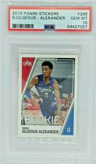 Shai Gilgeous Alexander Basketball Cards 2018 Panini Stickers Prices