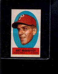 Art Mahaffey Baseball Cards 1963 Topps Peel Offs Prices