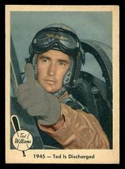 1945 Ted Is [Discharged] #25 Baseball Cards 1959 Fleer Ted Williams Prices