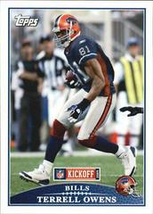 Terrell Owens Football Cards 2009 Topps Kickoff Prices